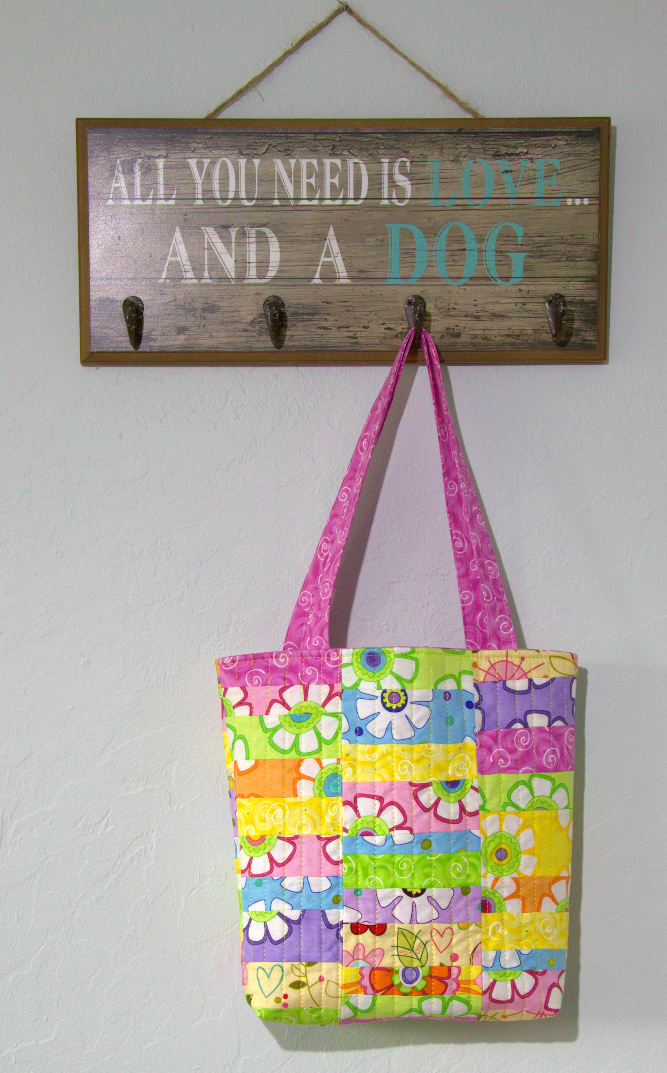 Example image of Bright Flowers Tote Bag